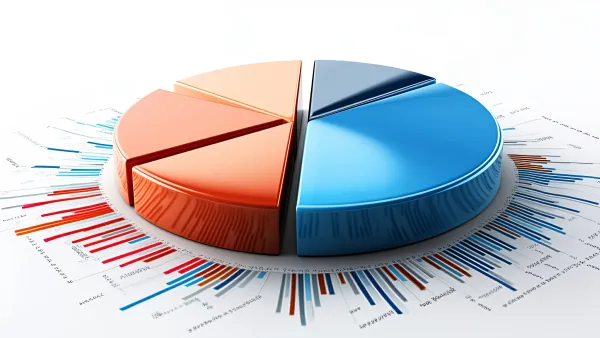 Stock Image of pie chart