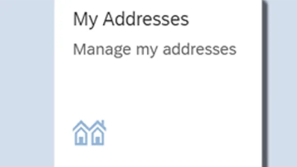 My Addresses icon