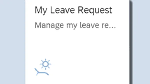 My Leave Request icon