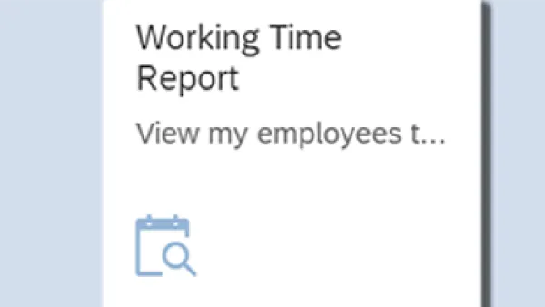 Working Time Report icon