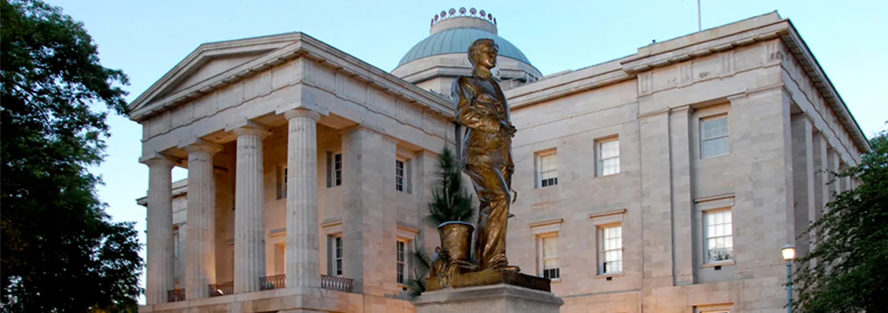 Stock Image of Raleigh State Capitol Building