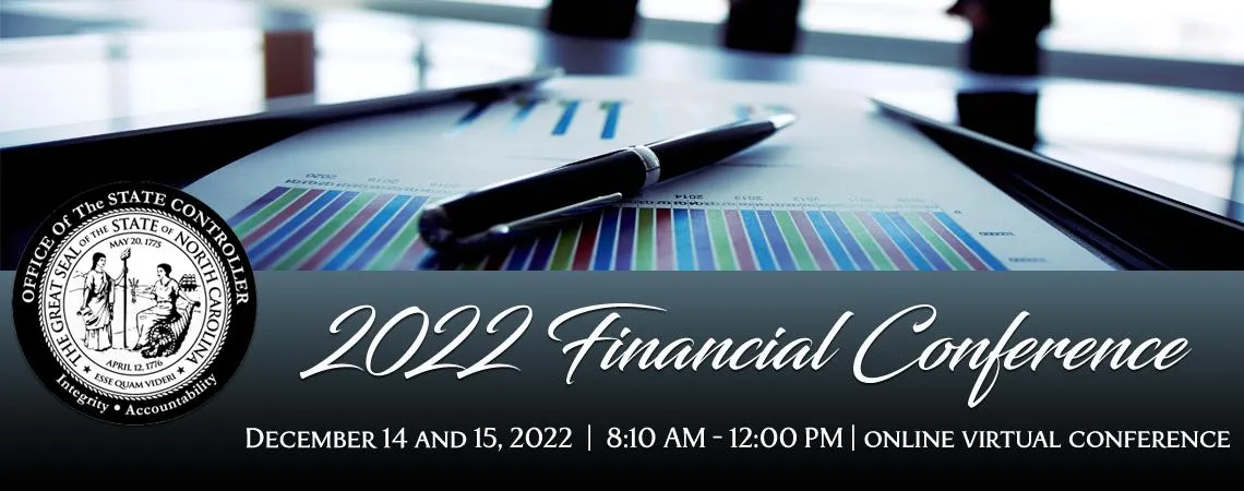 Decorative Image with text "2022 Financial Conference"