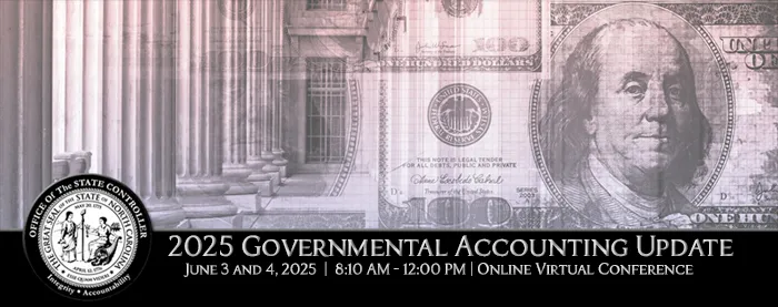 Decorative banner for 2025 Governmental Accounting Update