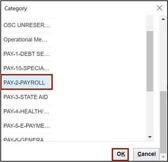 Choose Pay-2-Payroll and then OK