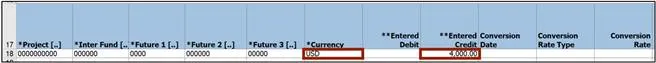 Currency drop-down